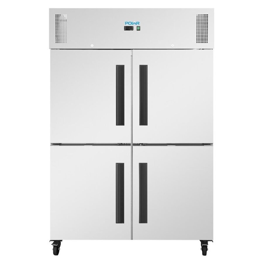Gastronorm Refrigerator with Double Barn Door | 1200 Liters | 209(h) x 134(w) x 87.5(d)cm