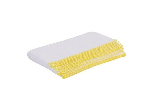  HorecaTraders Yellow Dishcloths | 400x300 mm | 10 Pieces 