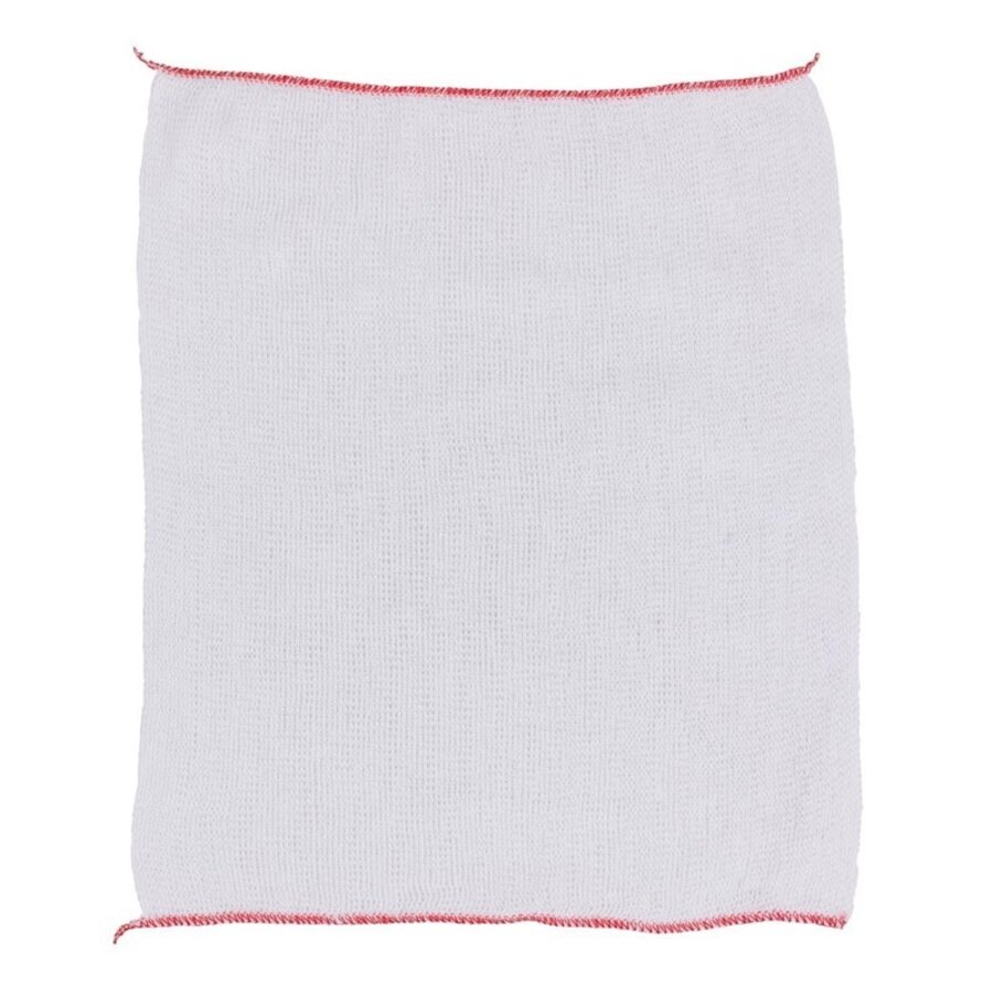 Torchons rouges | 400 x 300 mm | Lot de 10