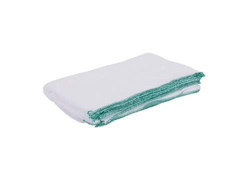  HorecaTraders Torchons verts | 400 x 300 mm | Lot de 10 