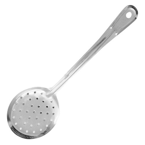 HorecaTraders Perforated Stainless Steel Skimmer | 330 mm 