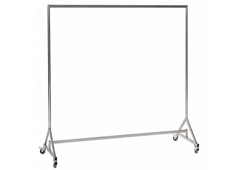  HorecaTraders Garderobenständer aus Edelstahl | Zerlegbar | 160, 180 oder 200 cm 