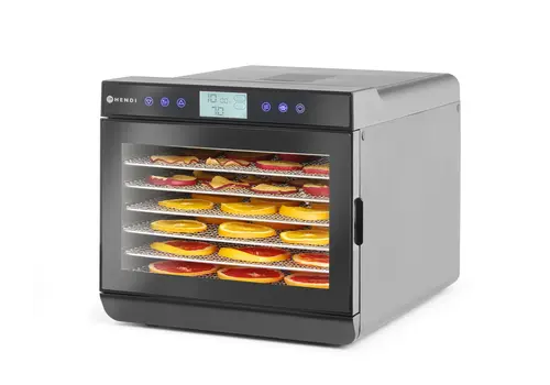  HorecaTraders Dörrgerät | 7 Einschübe | 230 V | 500 W | 347 x 505 x 320 mm 