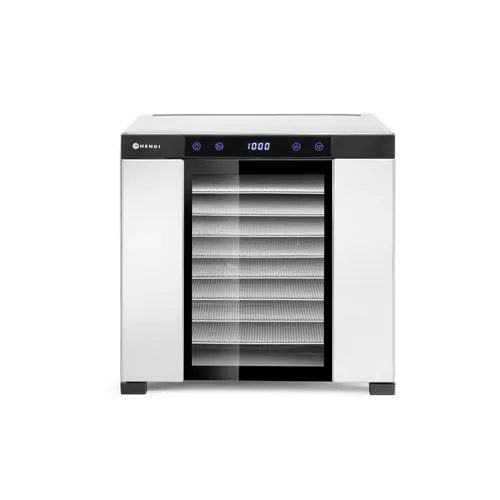  HorecaTraders Dörrgerät | 10 Gittereinsätze | 1000 W | 230 V | 430 x 550 x 416 mm 