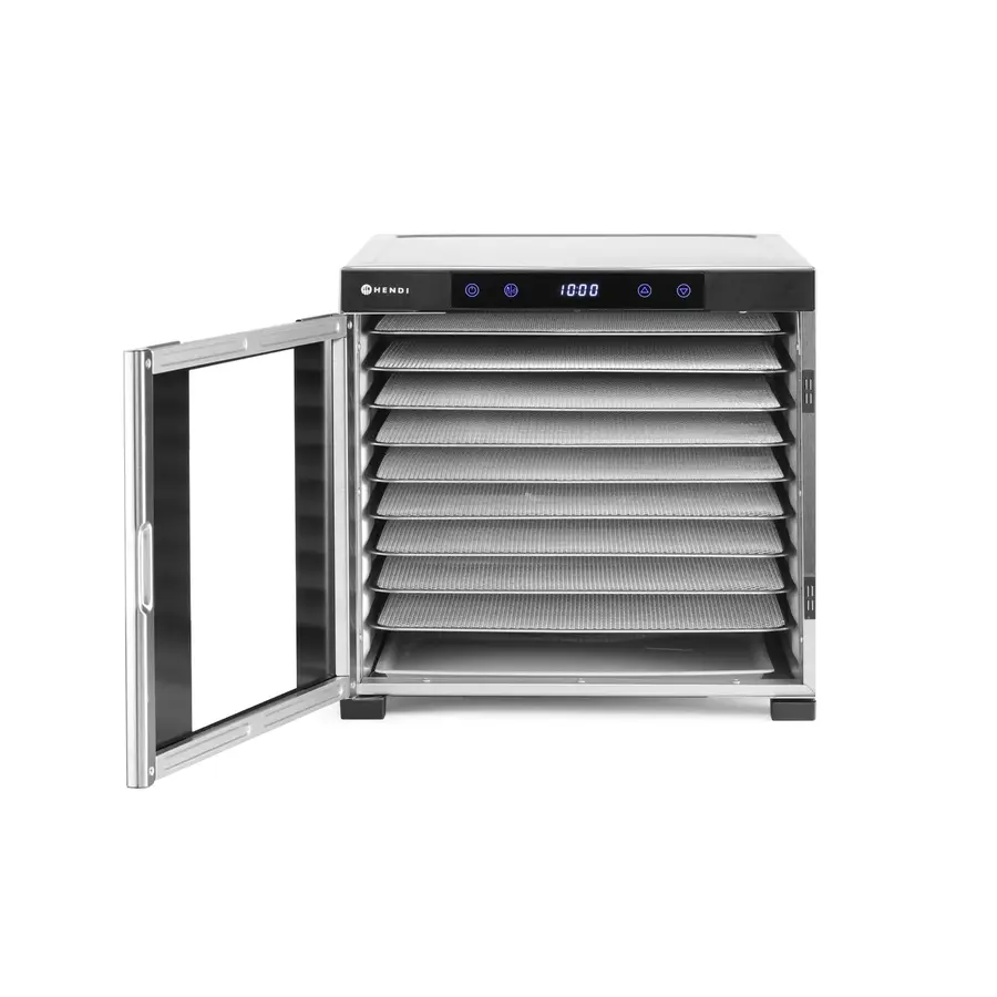 Voedseldroger | 10 Roosters | 1000 W | 230 V | 430x550x416 mm