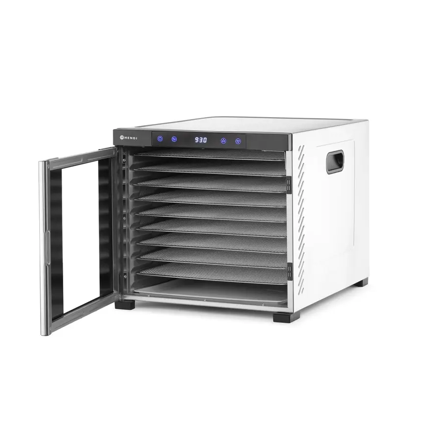 Voedseldroger | 10 Roosters | 1000 W | 230 V | 430x550x416 mm