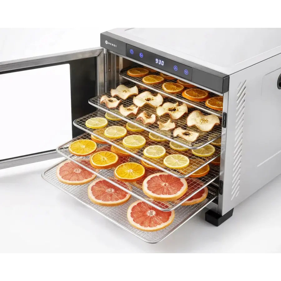 Voedseldroger | 10 Roosters | 1000 W | 230 V | 430x550x416 mm