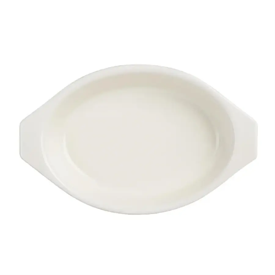 Ovale Gietijzeren Gratineerschaal Rood 0,65L – Voor Oven & Inductie