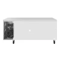 Établi réfrigéré professionnel 3 portes 231 L – Acier inoxydable – Modèle étroit