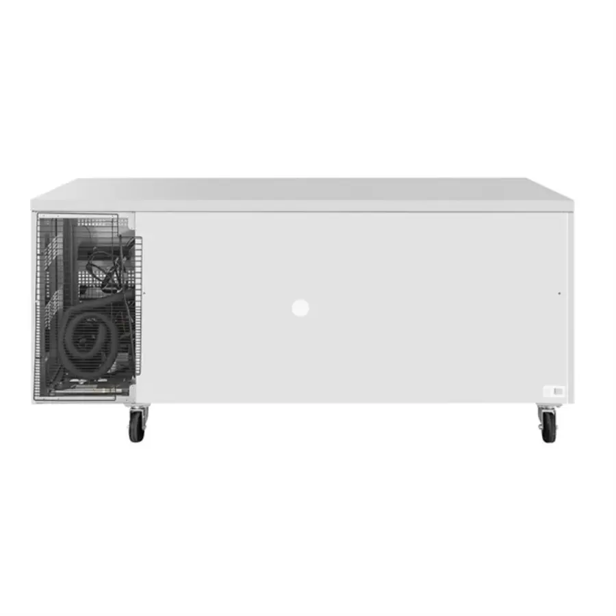 Professionele Koelwerkbank 3 Deurs 231L – RVS – Smal Model
