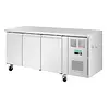 Polar Professional Refrigerated Workbench 3 Doors 231L – Stainless Steel – Narrow Model