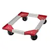 HorecaTraders Transportroller 60/40 met Zwenkwielen en Draagvermogen tot 250 kg