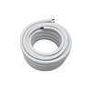 HorecaTraders Geïsoleerde Koperleiding 1/4" + 3/8" – 30 Meter Rol – Airco Koperleiding – Brandklasse BL-s1-d0