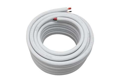  Inoac Tuyau en cuivre isolé 1/4" + 3/8" – Rouleau de 30 mètres – Tuyau en cuivre pour climatisation – Classe de résistance au feu BL-s1-d0 