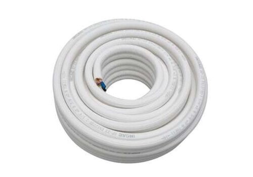  Inoac Isoliertes Kupferrohr 1/4" + 1/2" – 5-Meter-Rolle – Kupferrohr für Klimaanlagen – Brandschutzklasse BL-s1-d0 