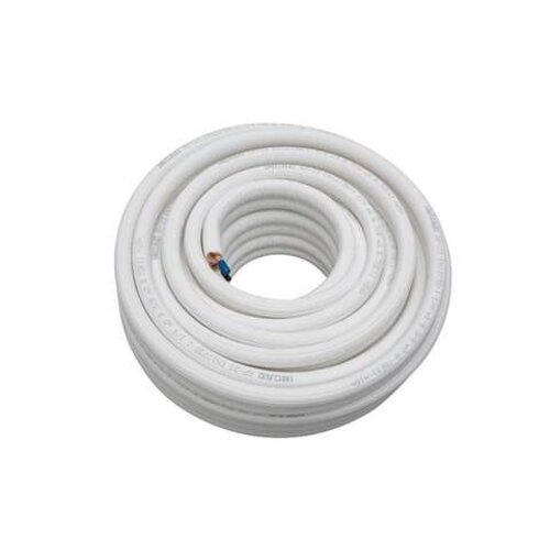  Inoac Tuyau en cuivre isolé 1/4" + 1/2" – Rouleau de 5 mètres – Tuyau en cuivre pour climatisation – Classe de résistance au feu BL-s1-d0 
