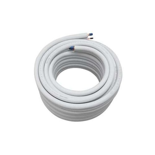  Inoac Insulated Copper Pipe 1/4" + 1/2" – 30 Meter Roll – Air Conditioning Copper Pipe – Fire Class BL-s1-d0 