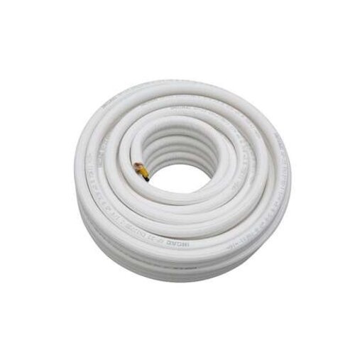  Inoac Isoliertes Kupferrohr 1/4" + 5/8" – 20-Meter-Rolle – Kupferrohr für Klimaanlagen – Brandschutzklasse BL-s1-d0 