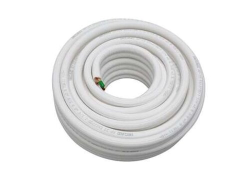  Inoac Tuyau en cuivre isolé 3/8" + 5/8" – Rouleau de 20 mètres – Tuyau en cuivre pour climatisation – Classe de résistance au feu BL-s1-d0 