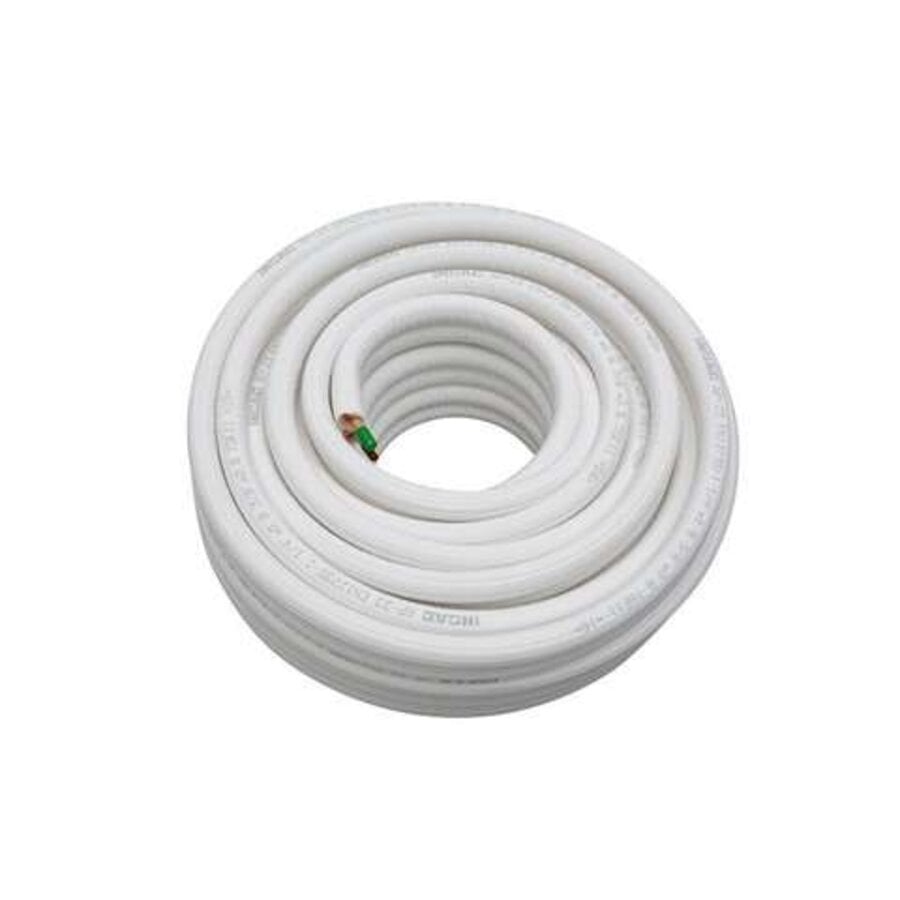 Insulated Copper Pipe 3/8" + 5/8" – 20 Meter Roll – Air Conditioning Copper Pipe – Fire Class BL-s1-d0