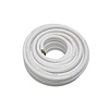 Inoac Tuyau en cuivre isolé 3/8" + 3/4" – Rouleau de 20 mètres – Tuyau en cuivre pour climatisation – Classe de résistance au feu BL-s1-d0
