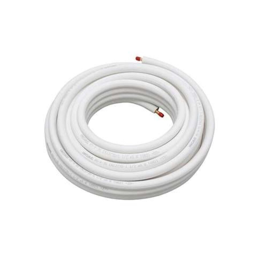 Geïsoleerde Koperleiding 3/8" – 30 Meter Rol – Airco Koperleiding – Brandklasse BL-s1-d0