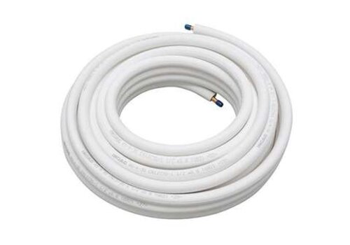  Inoac Tuyau en cuivre isolé 1/2" – Rouleau de 30 mètres – Tuyau en cuivre pour climatisation – Classe de résistance au feu BL-s1-d0 