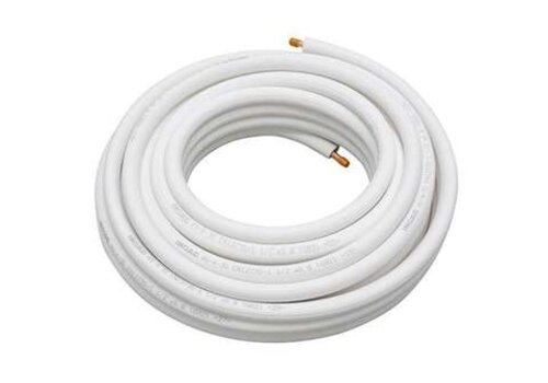  Inoac Tuyau en cuivre isolé 7/8" – Rouleau de 20 mètres – Tuyau en cuivre pour climatisation – Classe de résistance au feu BL-s1-d0 
