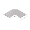 Trayco Coude de 100 mm pour chemin de câbles Sendzimir – Couvercle de conduit de câbles à 90°