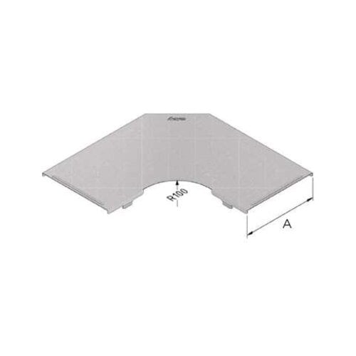  Trayco Coude de couverture de téléphérique 100 mm – galvanisé Sendzimir 