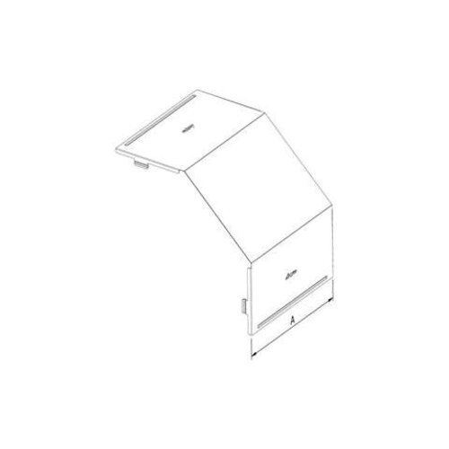  Trayco Seilbahnabdeckung, Fallbogen 100 mm - Sendzimir verzinkt 