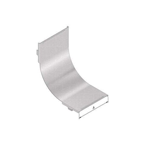  Trayco Cable car cover ascender bend 100mm - sendzimir galvanized 