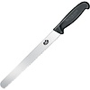 Victorinox Couteau marteau dentelé 30,5 cm en acier inoxydable avec poignée souple Fibrox
