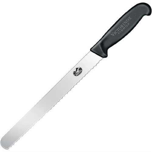 Victorinox Gekarteld Hammes 30,5 cm RVS met Fibrox Softgrip 