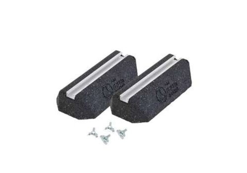  Big Foot Systems Gummi-Montageblöcke 400x180x95 mm mit M10x30-Einsatzschrauben, 2 Stück 