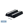 Big Foot Systems Rubber Mounting Blocks 600x130x100 mm with M10 Fittings 2 Pieces