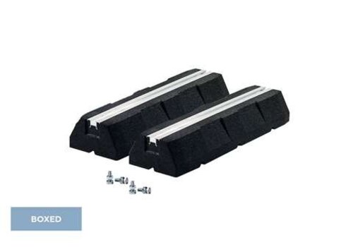  Big Foot Systems Gummi-Montageblöcke 600x130x100 mm mit M10-Anschlüssen, 2 Stück 