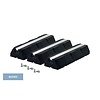 Big Foot Systems Blocs de montage en caoutchouc 600 x 130 x 95 mm avec raccords M10 (3 pièces)