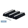 Big Foot Systems Rubberen Montageblokken 600x130x95 mm met M10 Fittingen 3 Stuks