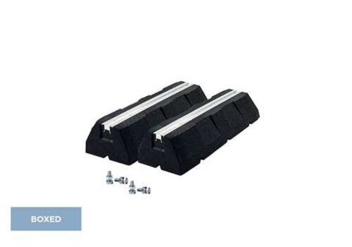  Big Foot Systems Gummi-Montageblöcke 400x130x100 mm mit M10-Anschlüssen, 2 Stück 