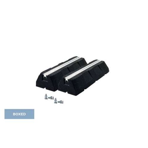  Big Foot Systems Rubberen Montageblokken 400x130x100 mm met M10 Fittingen 2 Stuks 