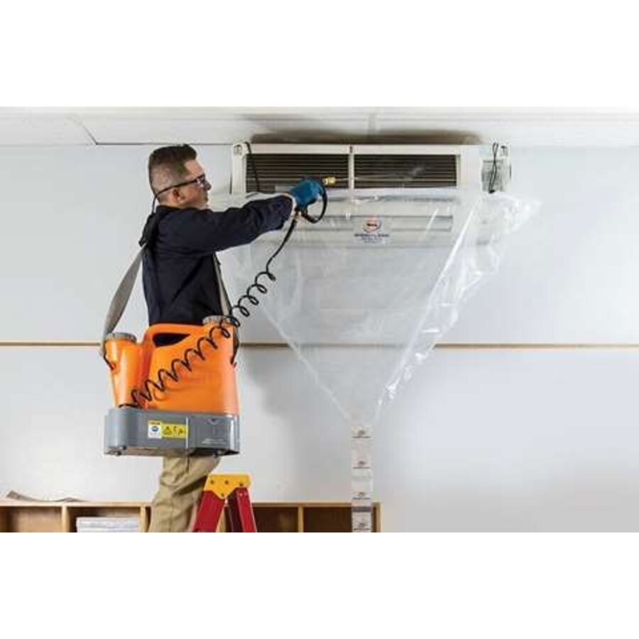Cleaning kit for Mini Split Units up to 110 cm with Bucket and Splashguard