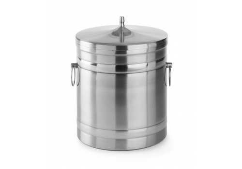  Hendi Seau à glaçons en acier inoxydable 5 l 