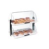 Hendi Doppelter Präsentationsvitrine Rolltop | 47x31cm
