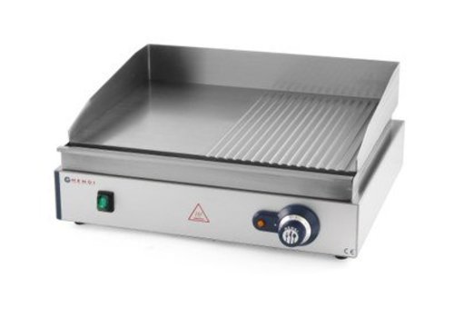  Hendi Plaque de cuisson lisse et nervurée - SÉRIE PRO 