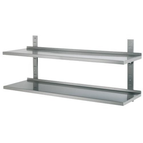  Hendi 2 Wall shelves | Stainless steel | 1800 x 355 mm 