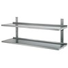 Hendi 2 Wall Shelves | stainless steel | 1400x355mm