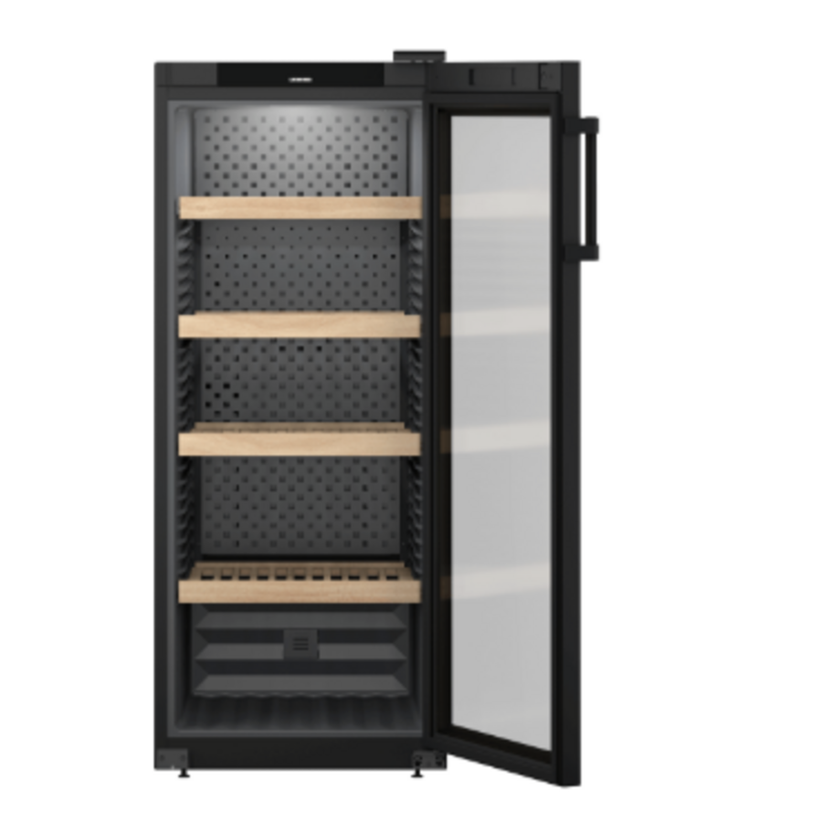 WPbl 4601 Perfection Weinschrank | 166 Flaschen | H 148,4 x B 59,7 x T 76,3 cm | Stahl | +5 °C bis +20 °C