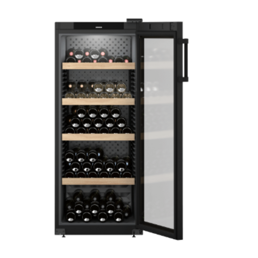 Armoire à vin Perfection WPbl 4601 | 166 bouteilles | H 148,4 x L 59,7 x P 76,3 cm | acier | +5 °C à +20 °C
