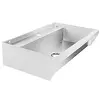 Combisteel Edelstahlspüle – 1 Armatur – 600 x 360 x 135 mm